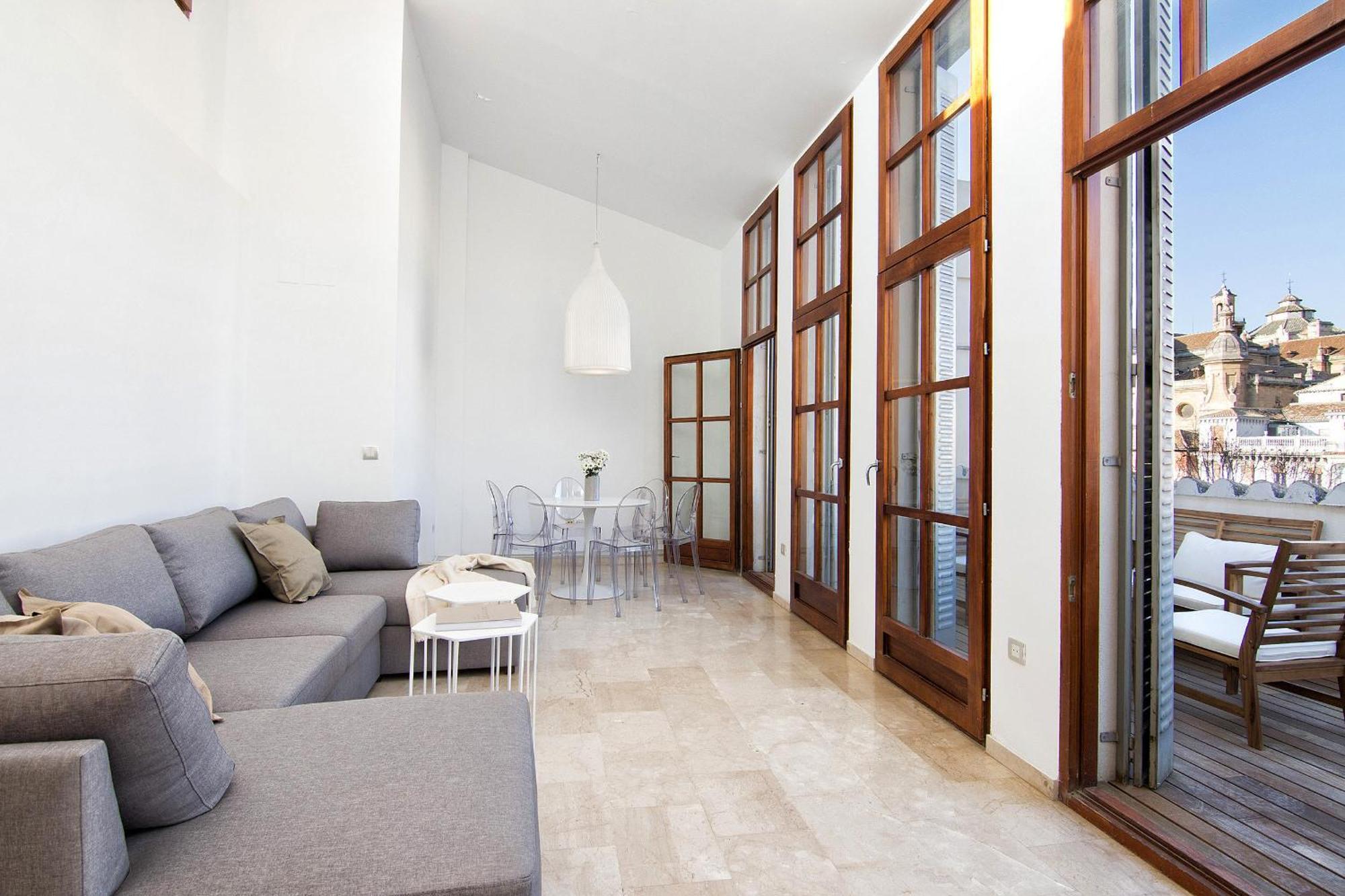 Bibrambla Penthouse Over Cathedral Daire Granada Dış mekan fotoğraf